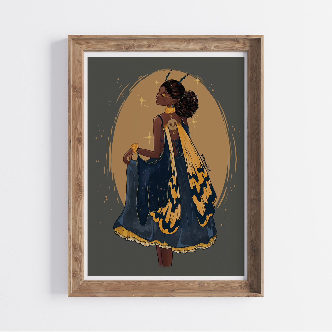 Death's Head Fairy 5x7 Art Print