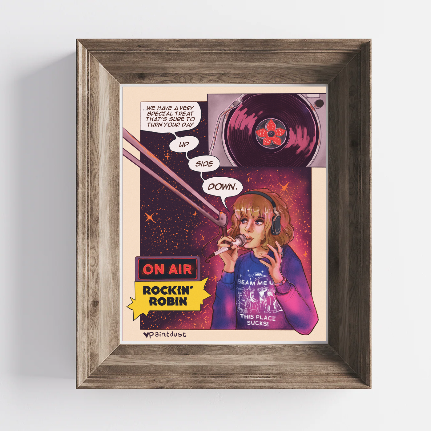 Stranger Radio 8x10 Art Print
