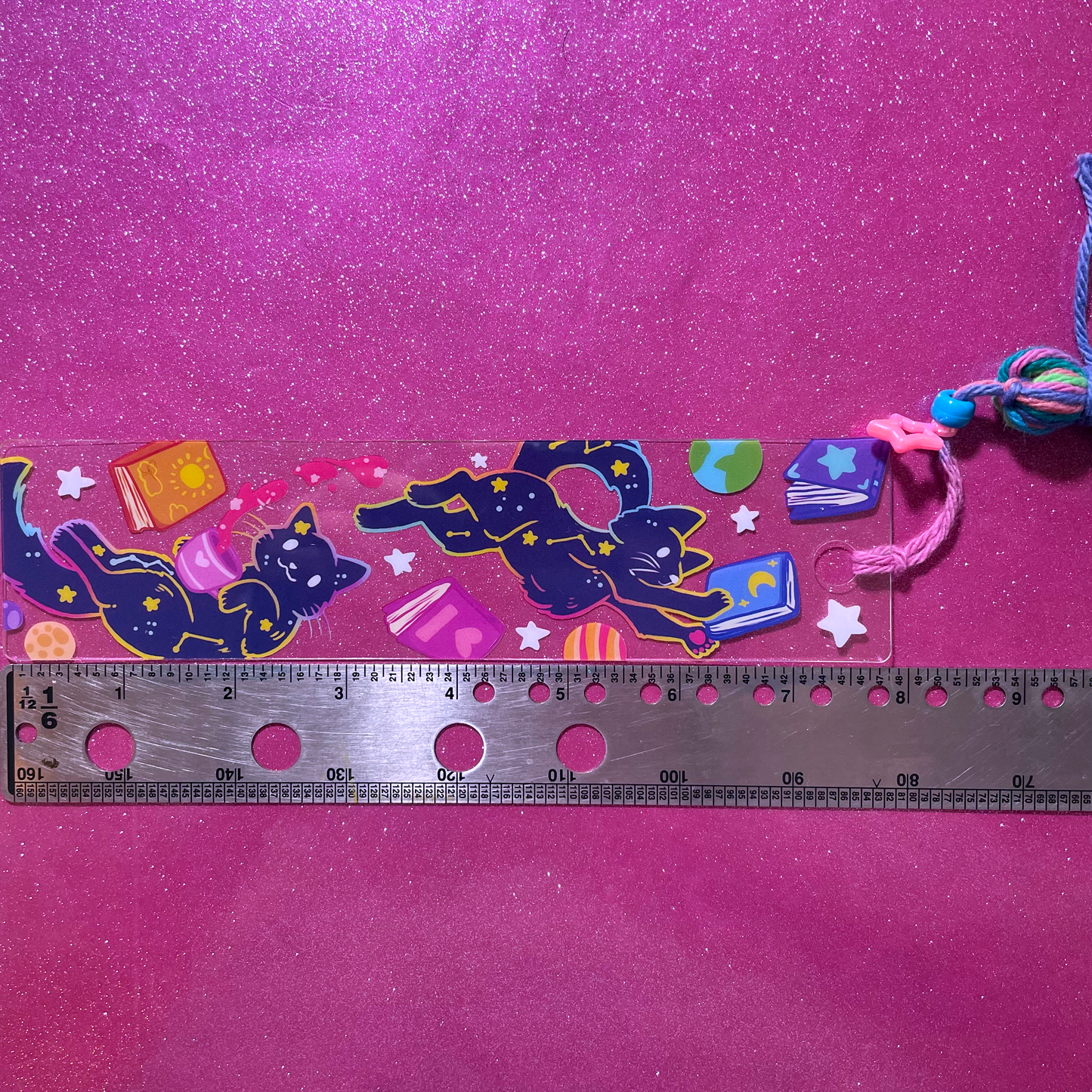Kitten Galaxy Bookmark
