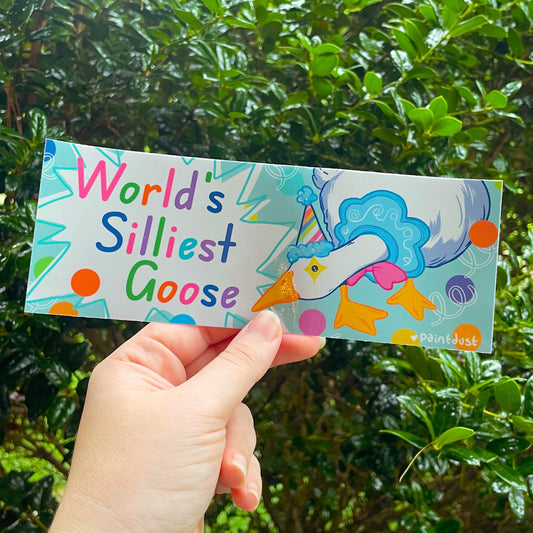 World's Silliest Goose Bumper Sticker