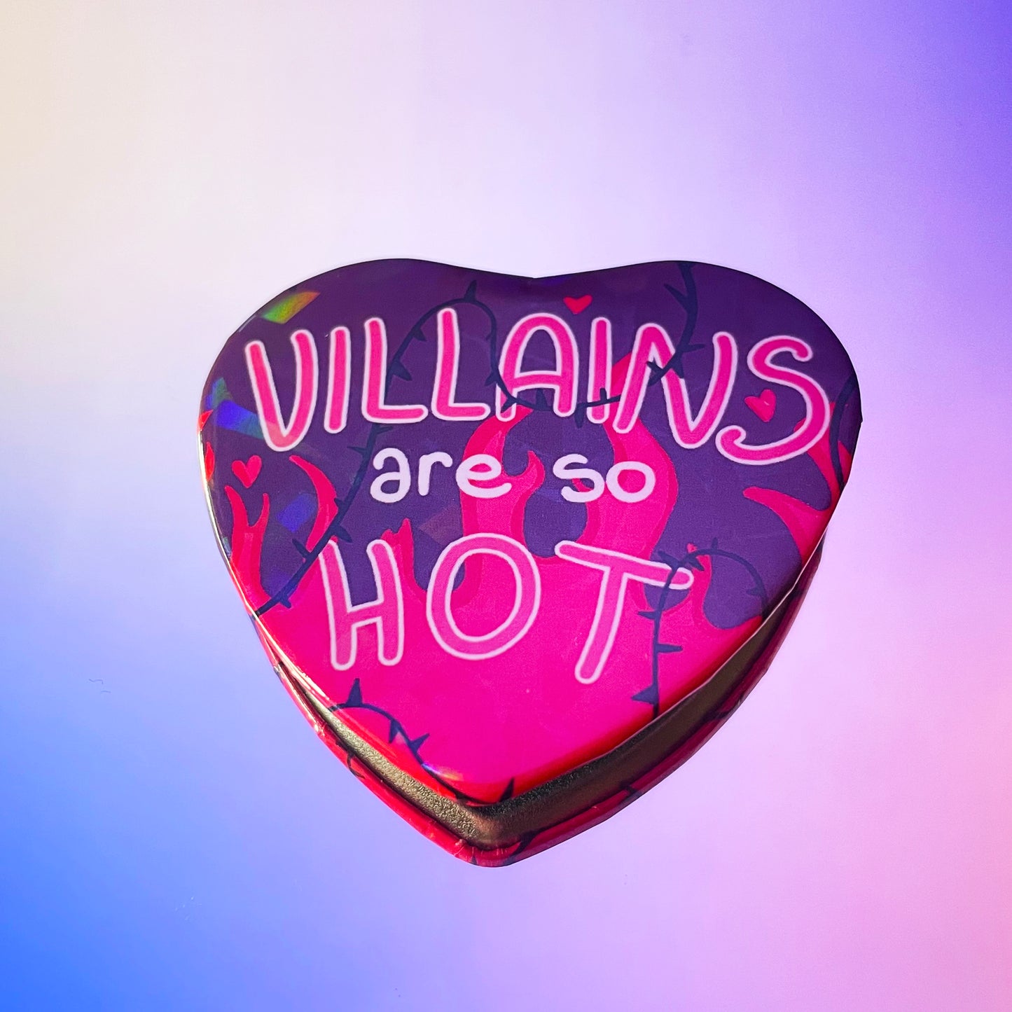 Villains Heart Button