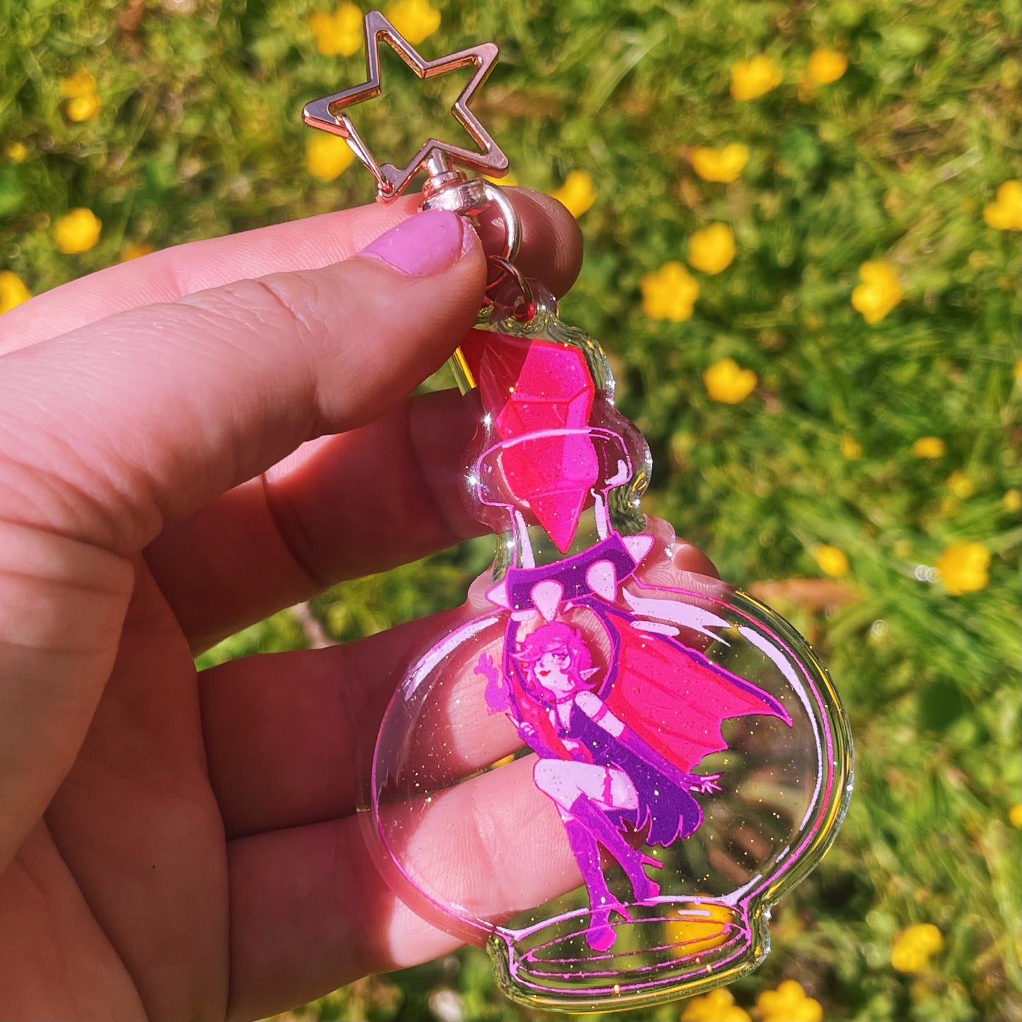 Bottled Dark Fae Charm