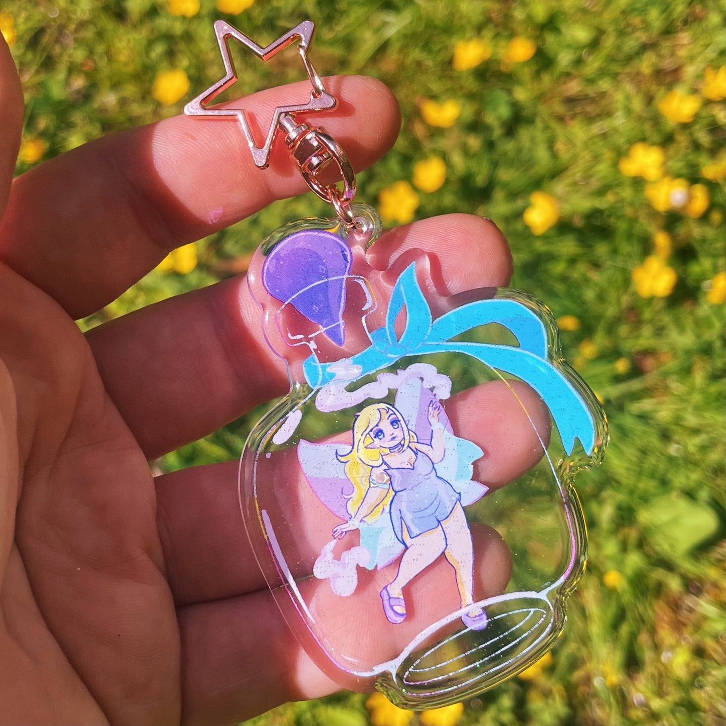 Bottled Air Fae Charm