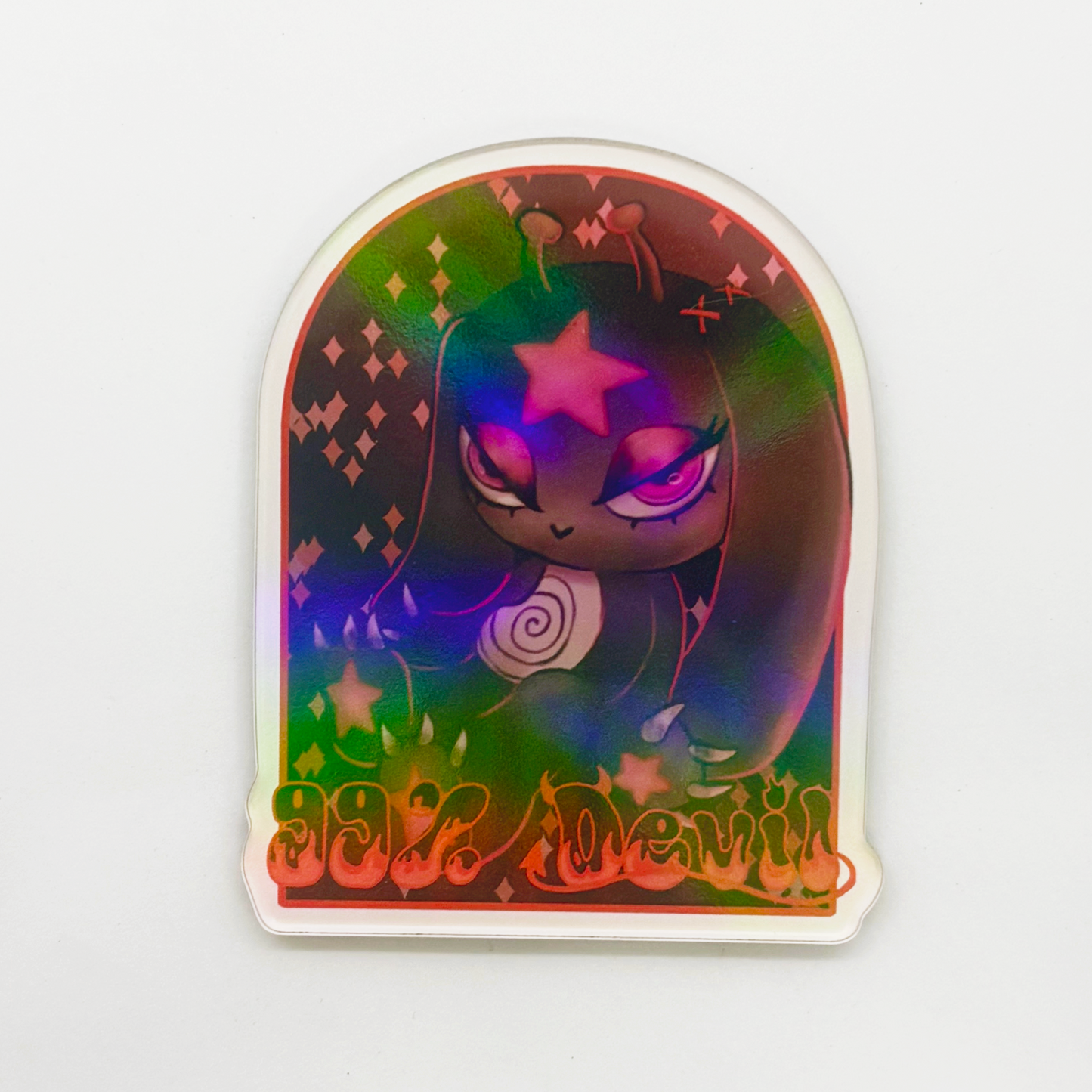 99% Devil Acrylic Magnet
