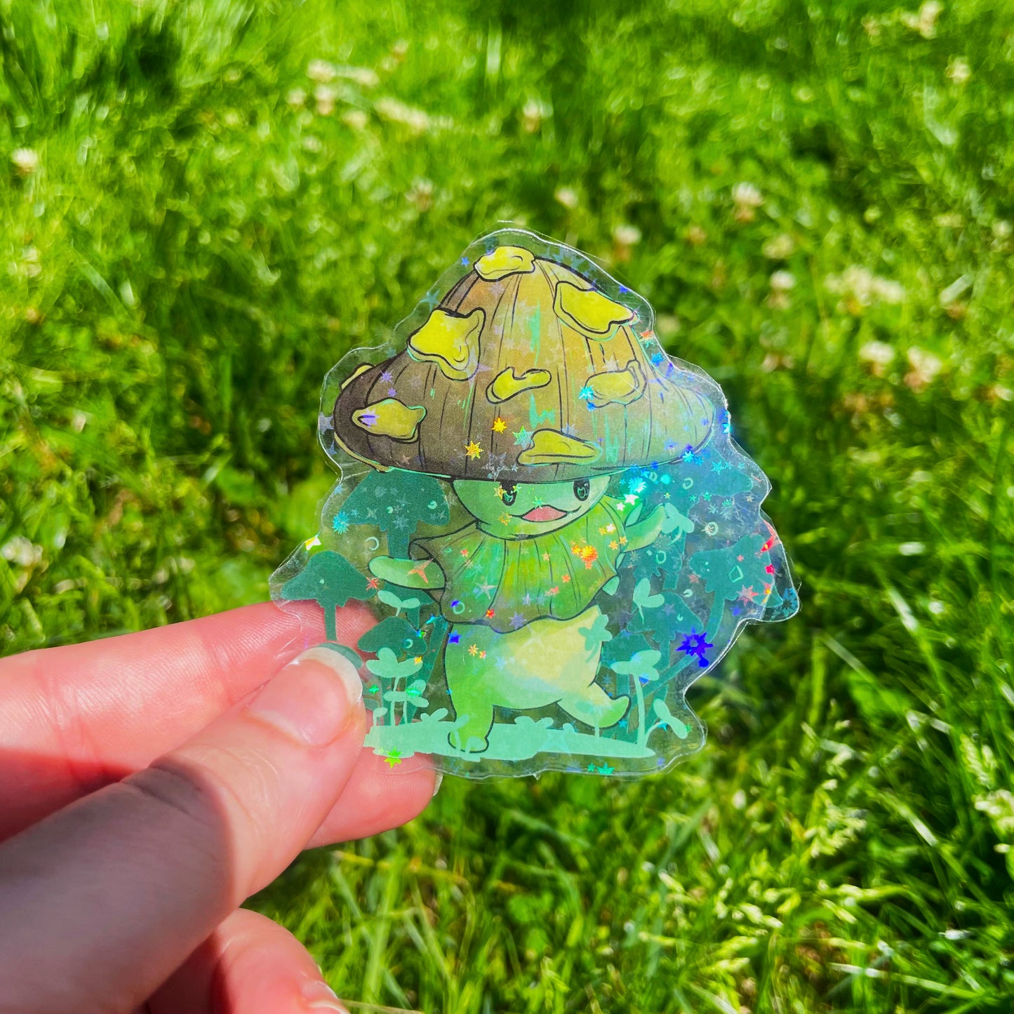 Bobus Clear Sparkly Sticker