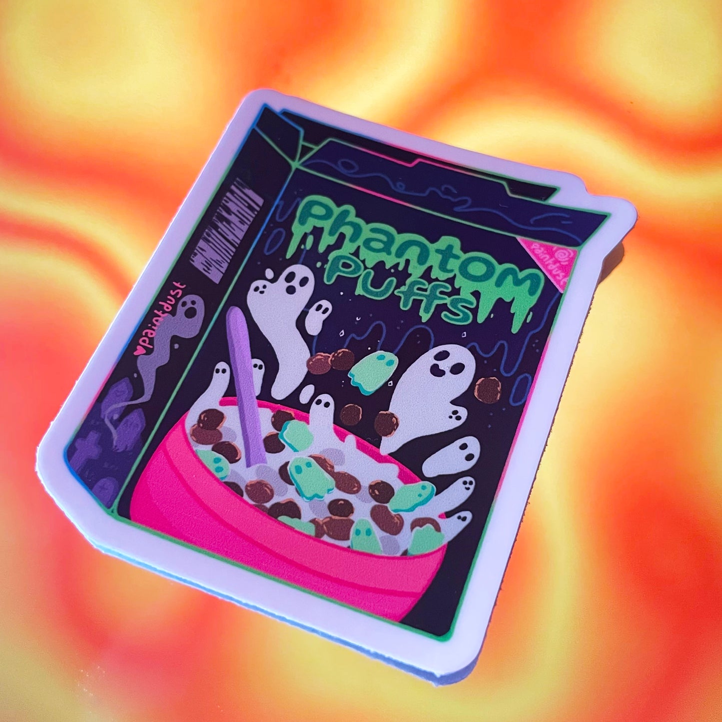 Phantom Puffs Sticker