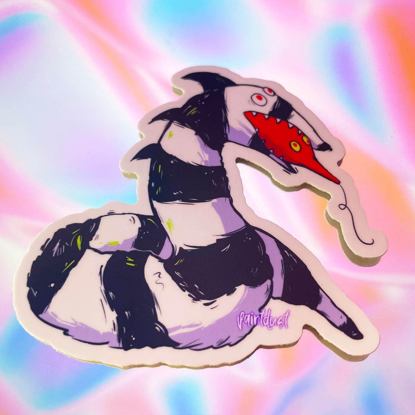 Sand Worm on a String Sticker