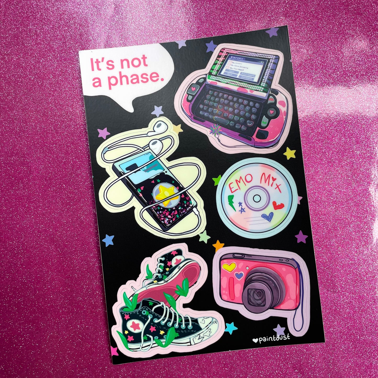 Scene Kid Sticker Sheet