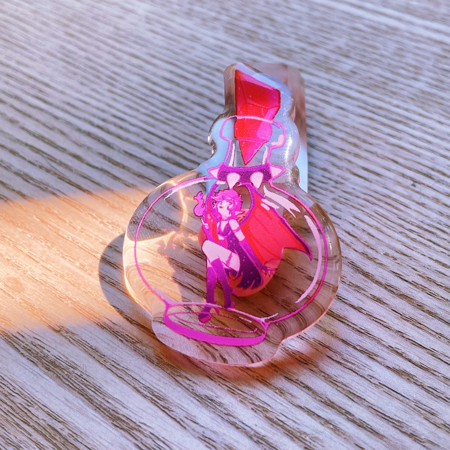 Dark Faerie Bottle Acrylic Pin