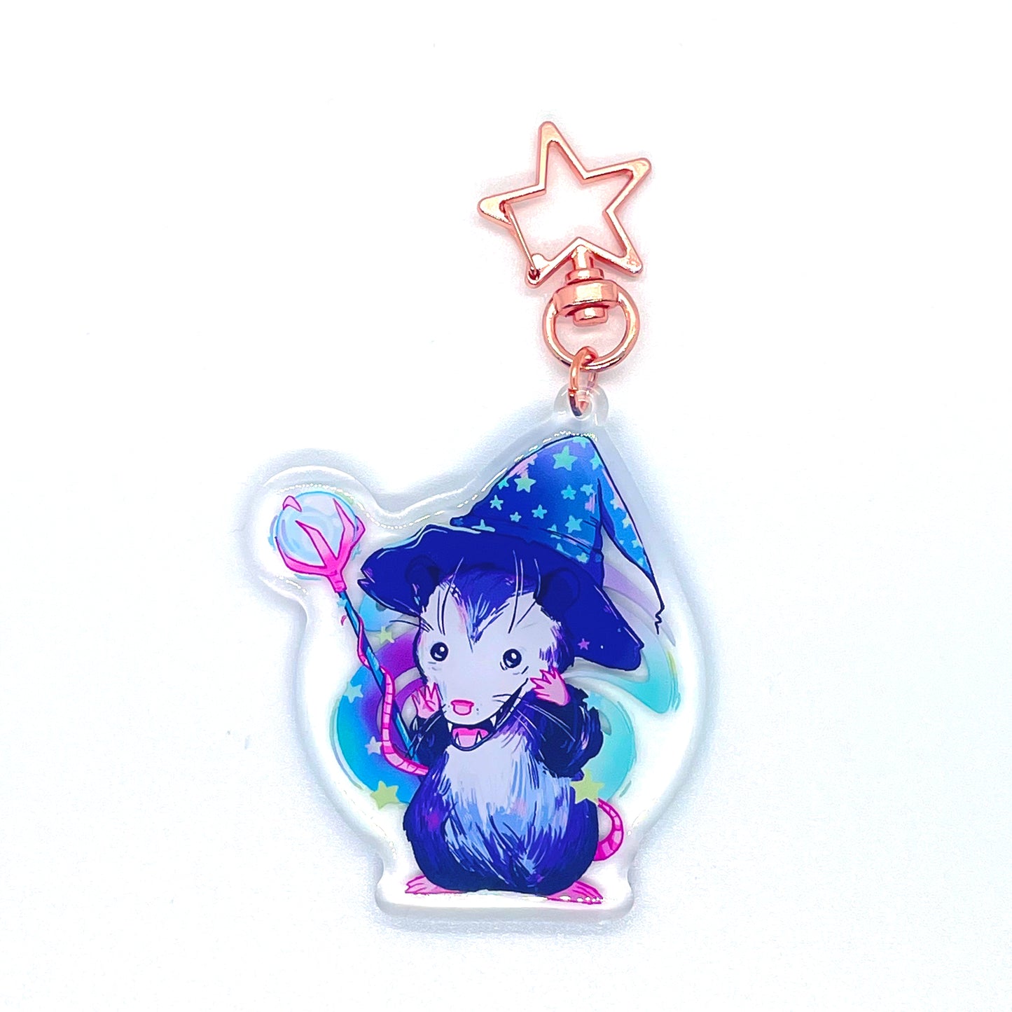 Trash Wizard Opossum Charm