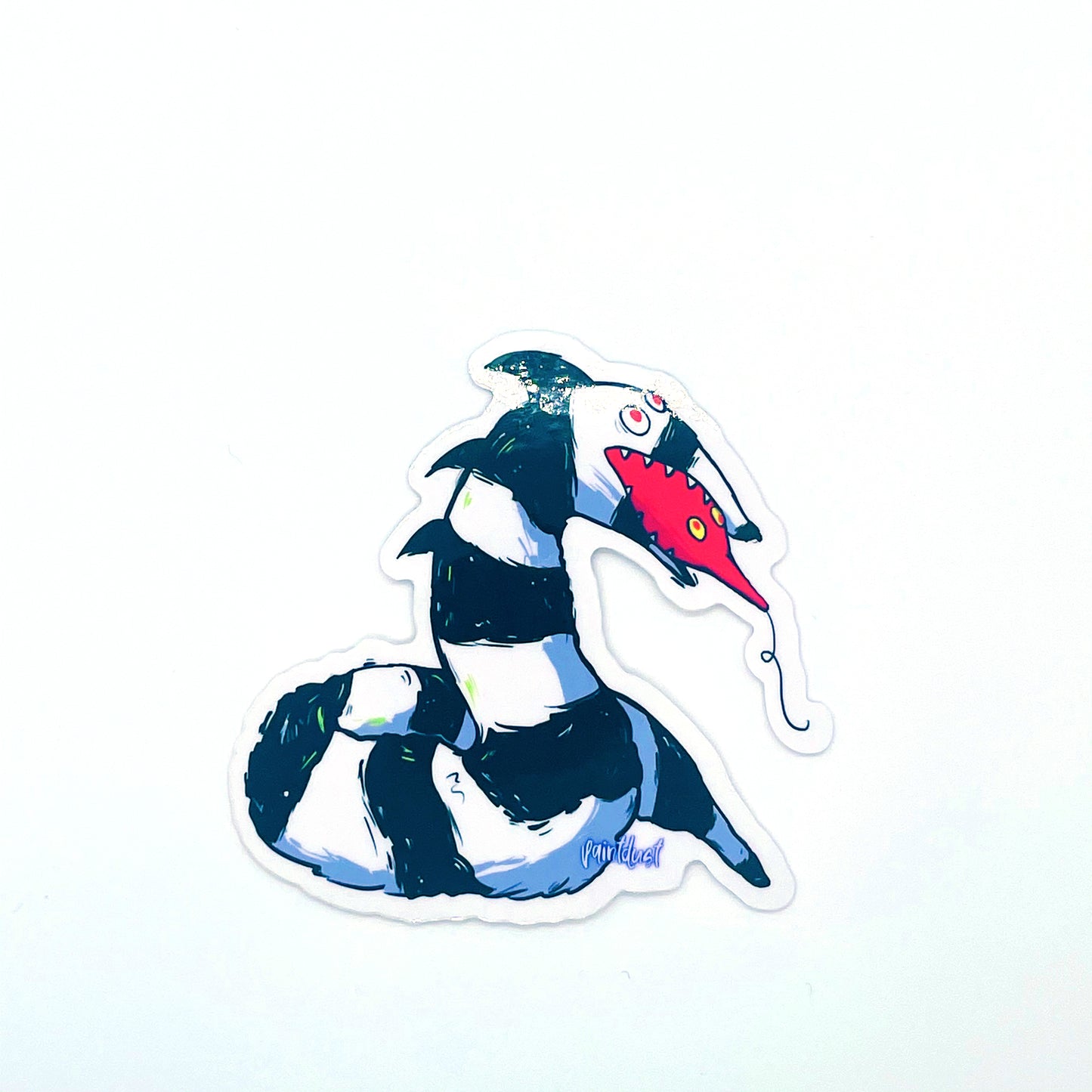 Sand Worm on a String Sticker