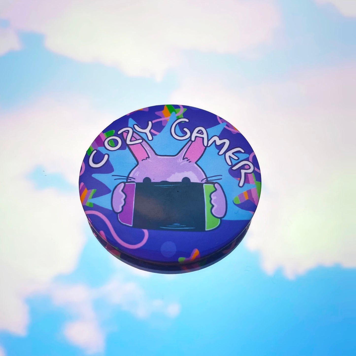 Cozy Gamer Pinback Button