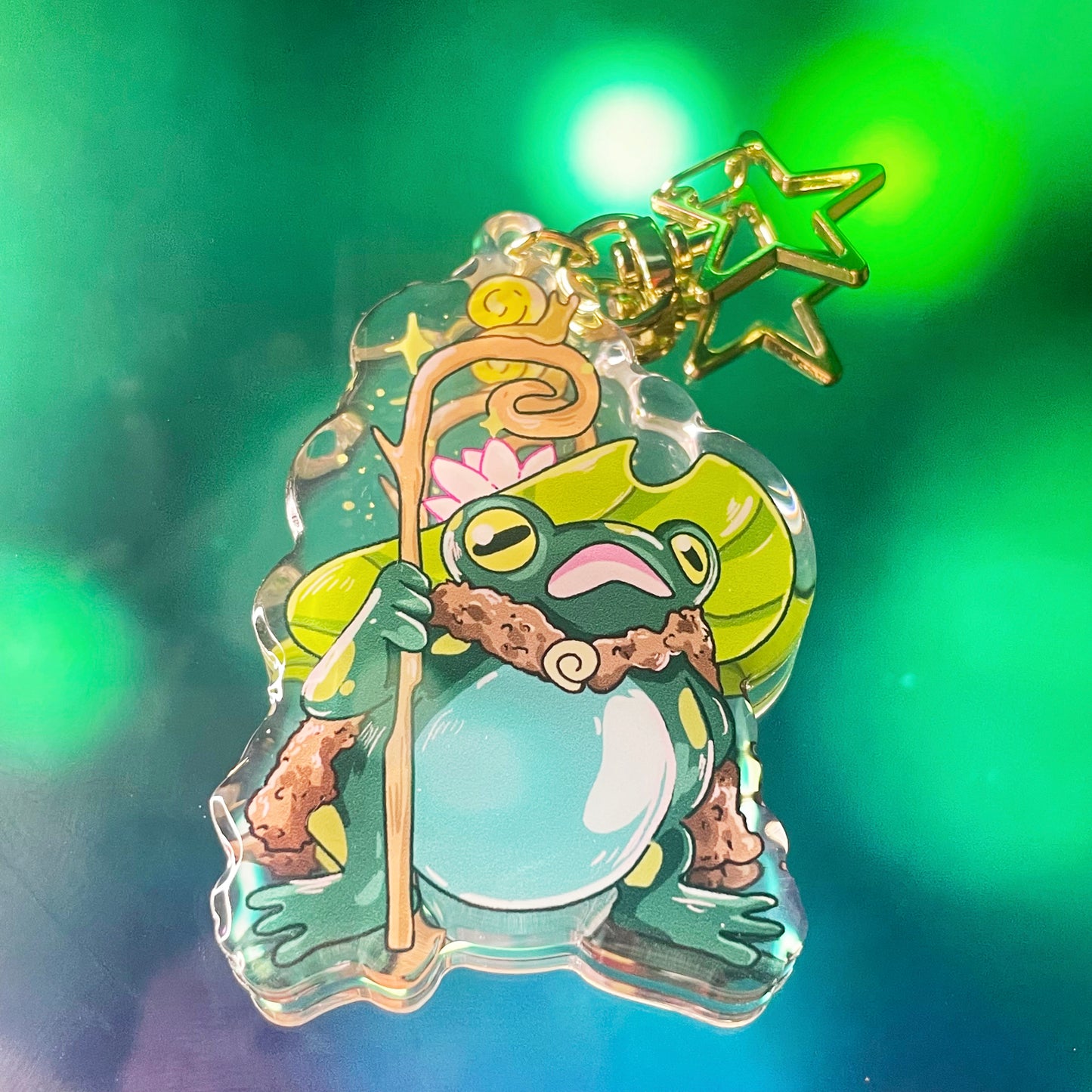 Pond Druid Frog Charm