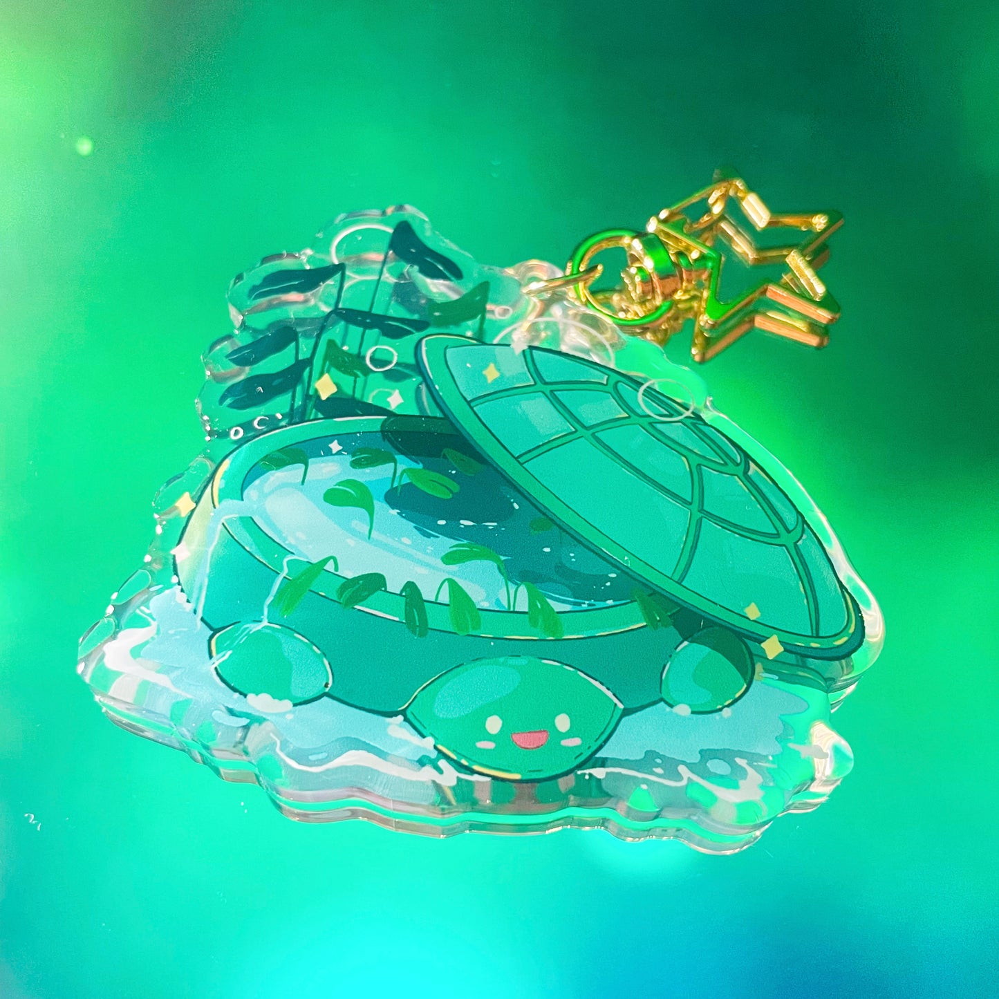 Turtle Pit Throwback Charm