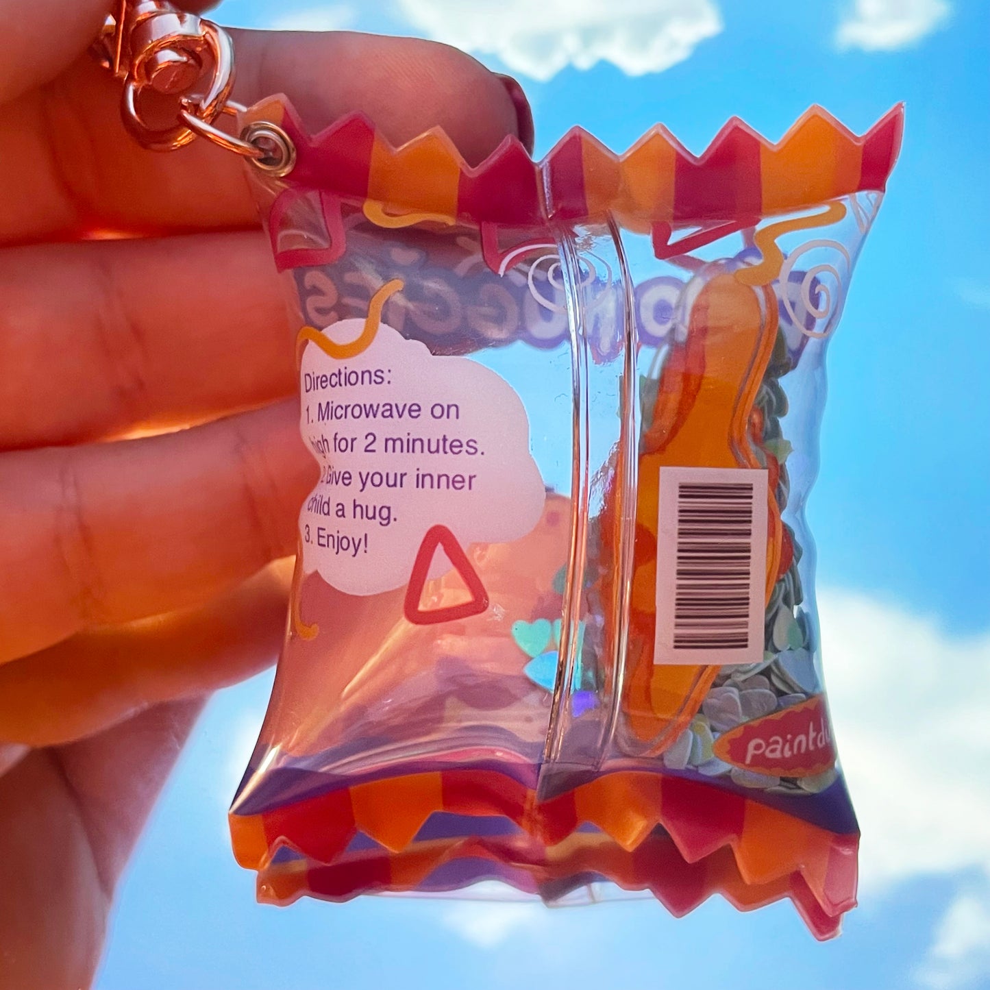 Dino Nuggies Shaker Bag Charm