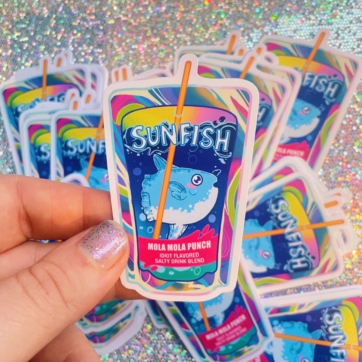 Sunfish Juice Pouch Sticker