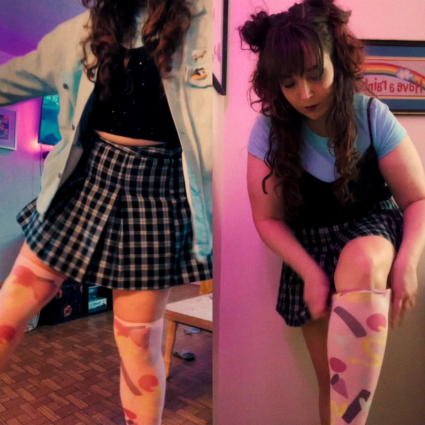 90s Arcade OTK Socks