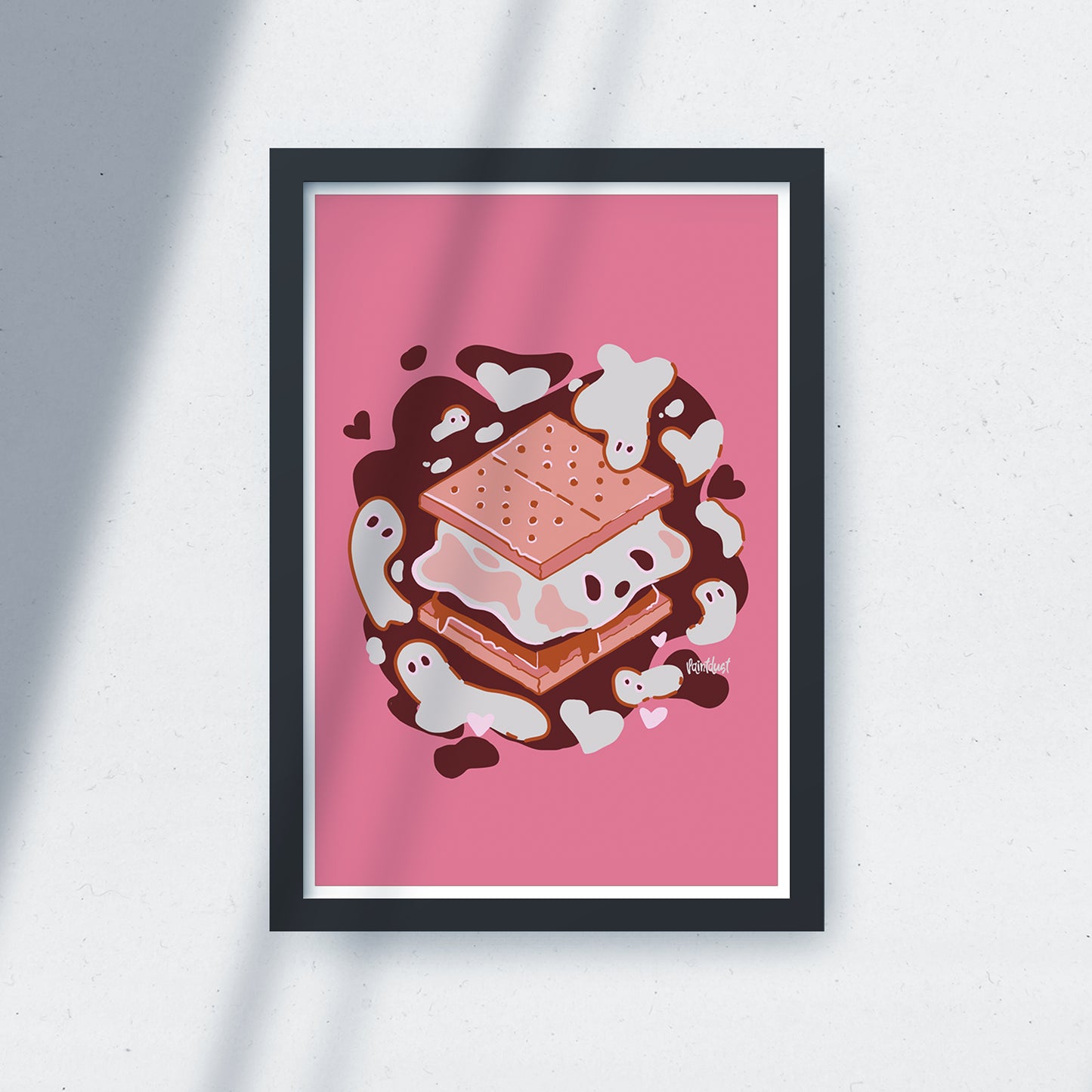 Ghostmallow S'more 5x7 Art Print