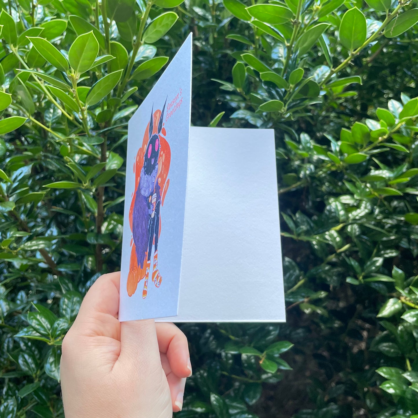 Cozy Mothman Greeting Card