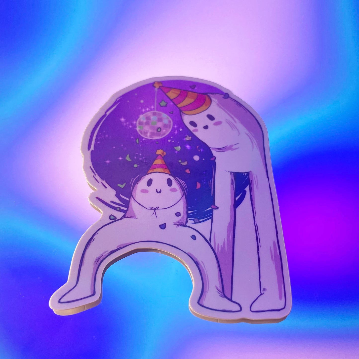 Nightcrawler Party Holographic Sticker