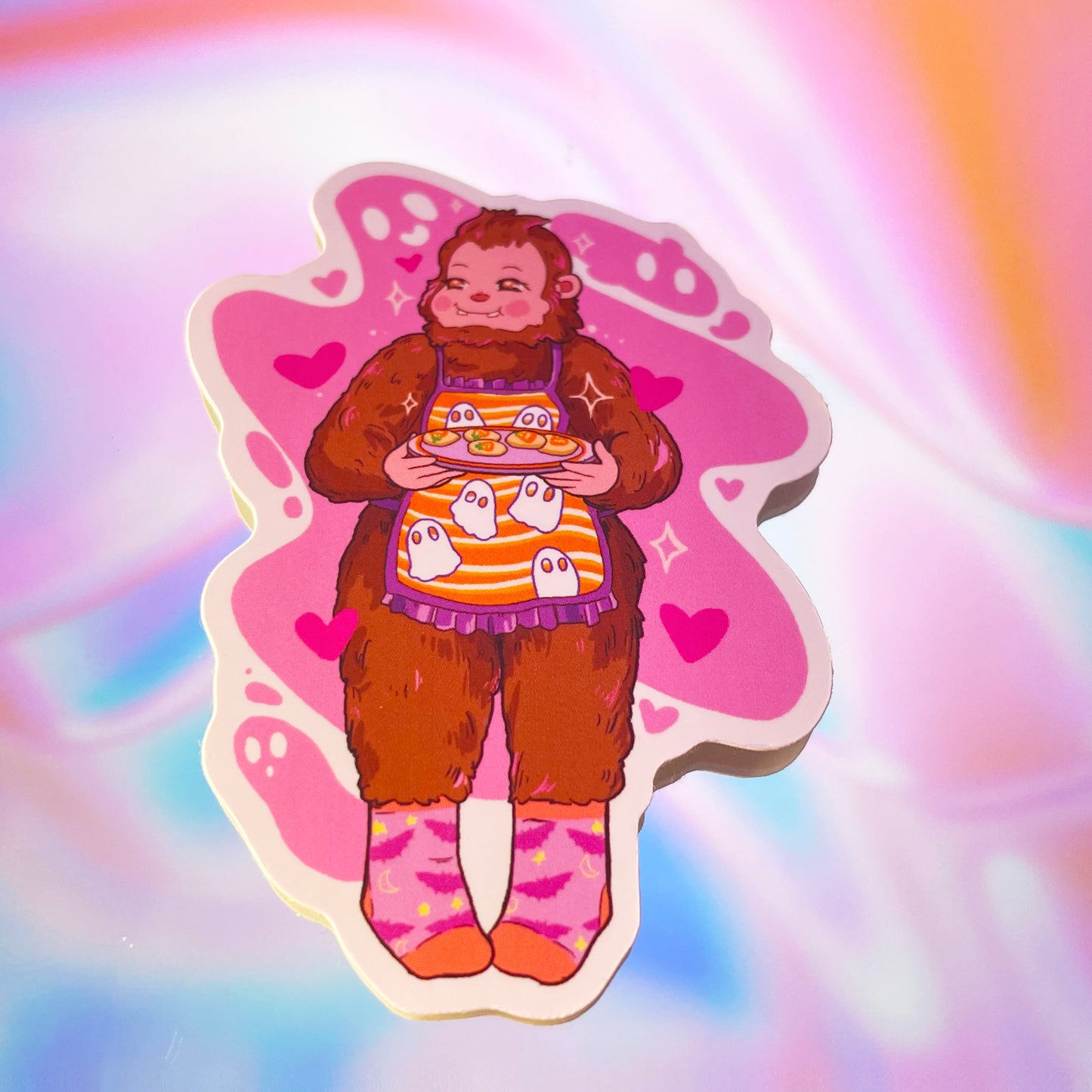 Cozy Bigfoot Sticker