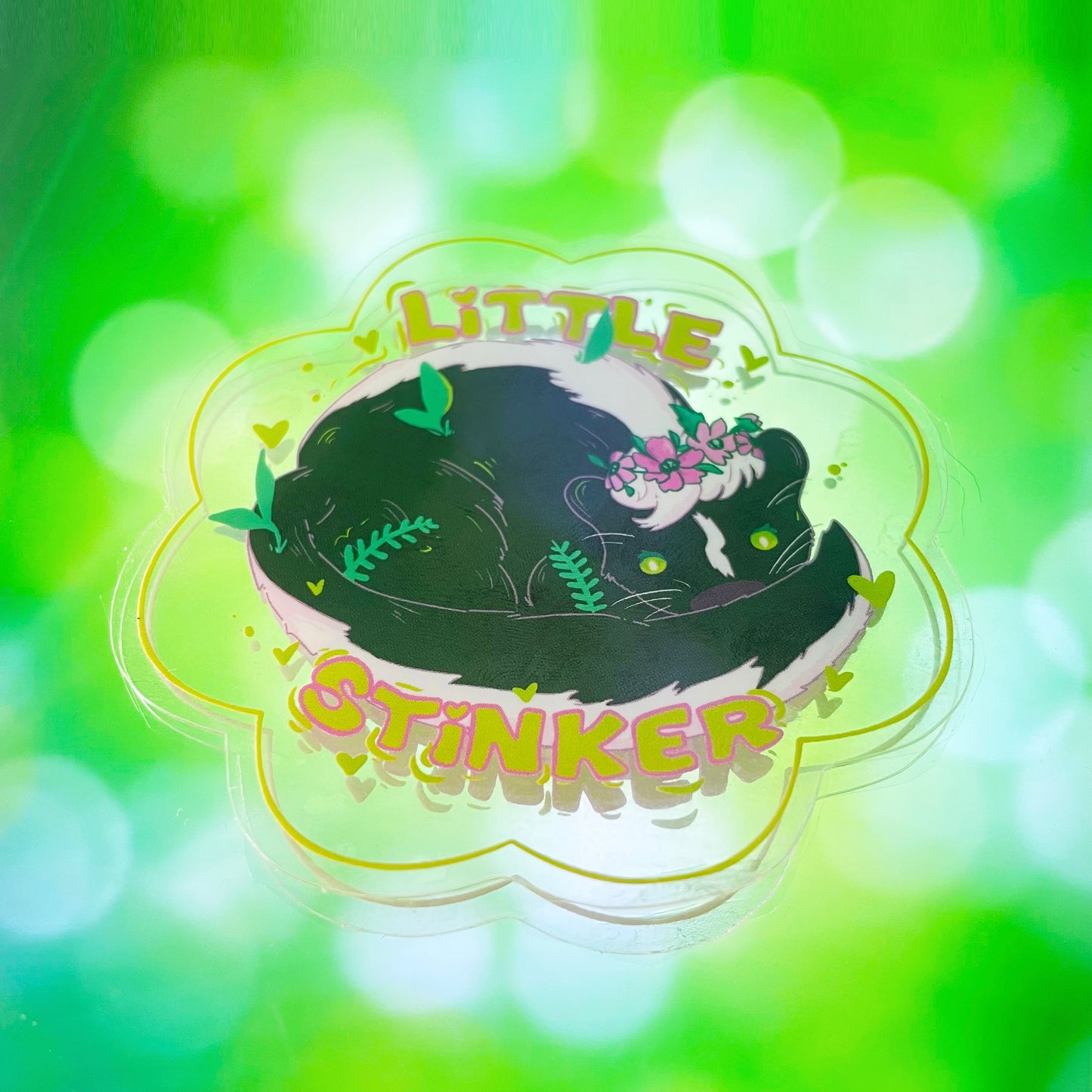 Little Stinker Clear Sticker