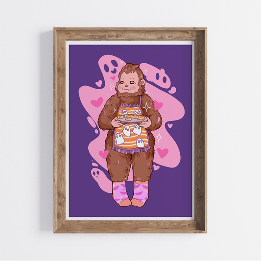 Bigfoot Baker 5x7 Art Print
