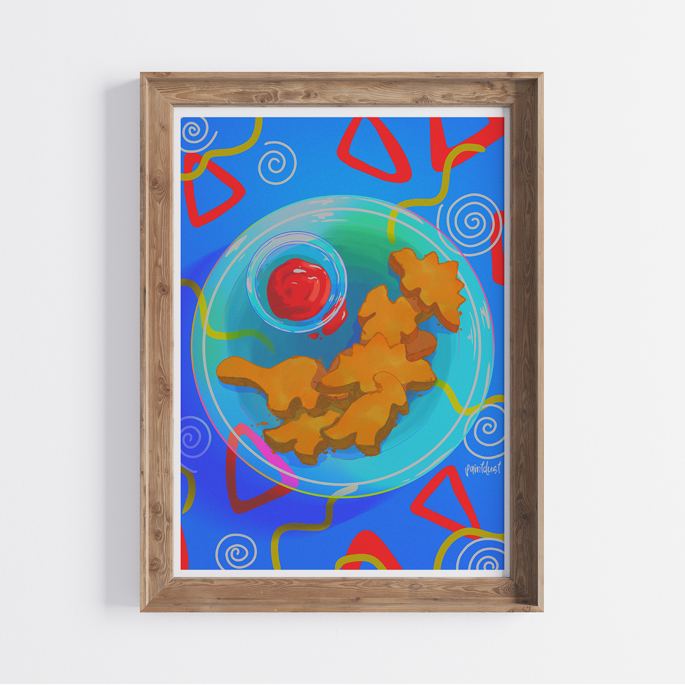 Dino Nuggies 5x7 Art Print