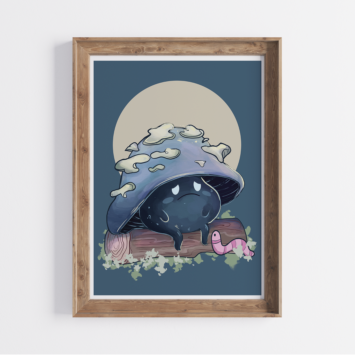 Glum the Mushie Art Print