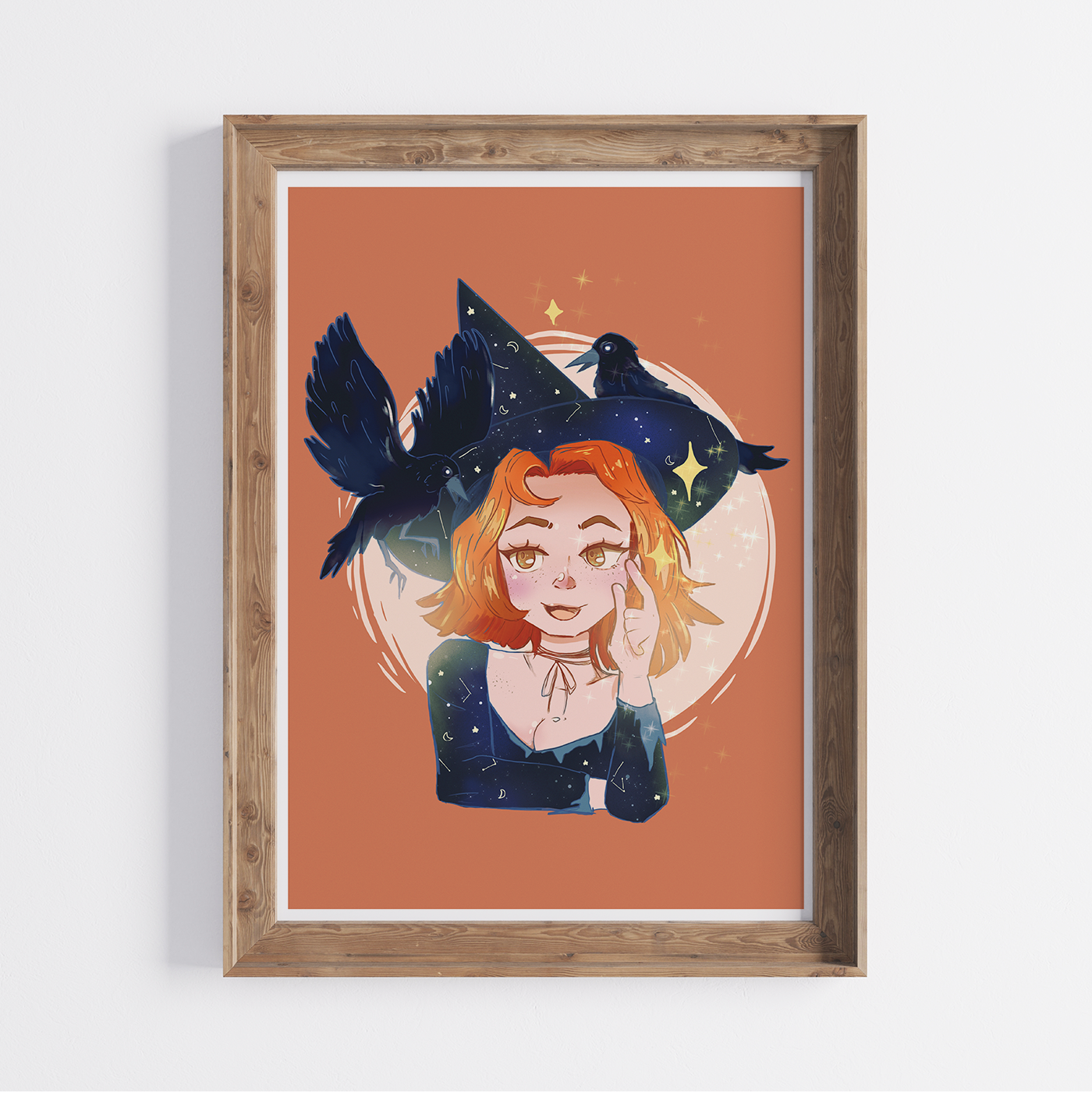 Halloween Witch 5x7 Art Print