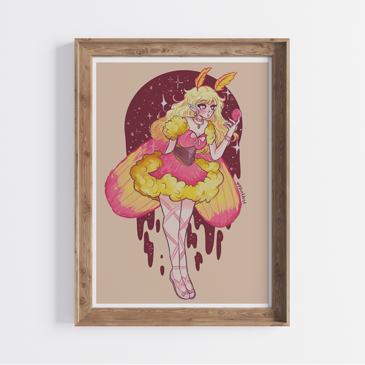 Rosy Maple Fairy 5x7 Art Print