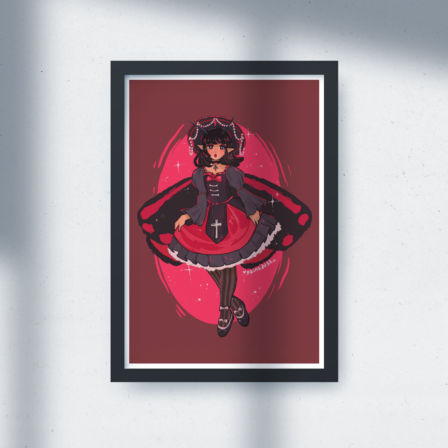 Cinnabar Moth 5x7 Art Print