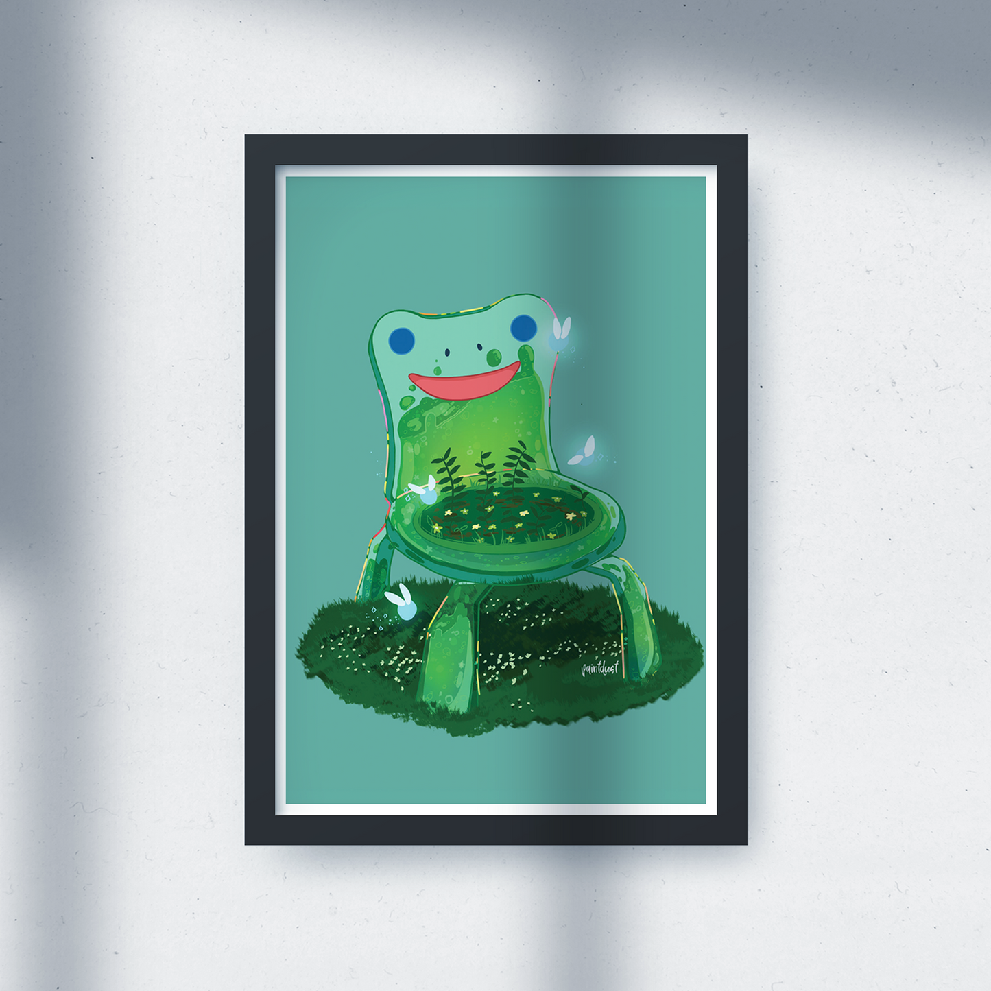 Froggy Chair 5x7 Art Print