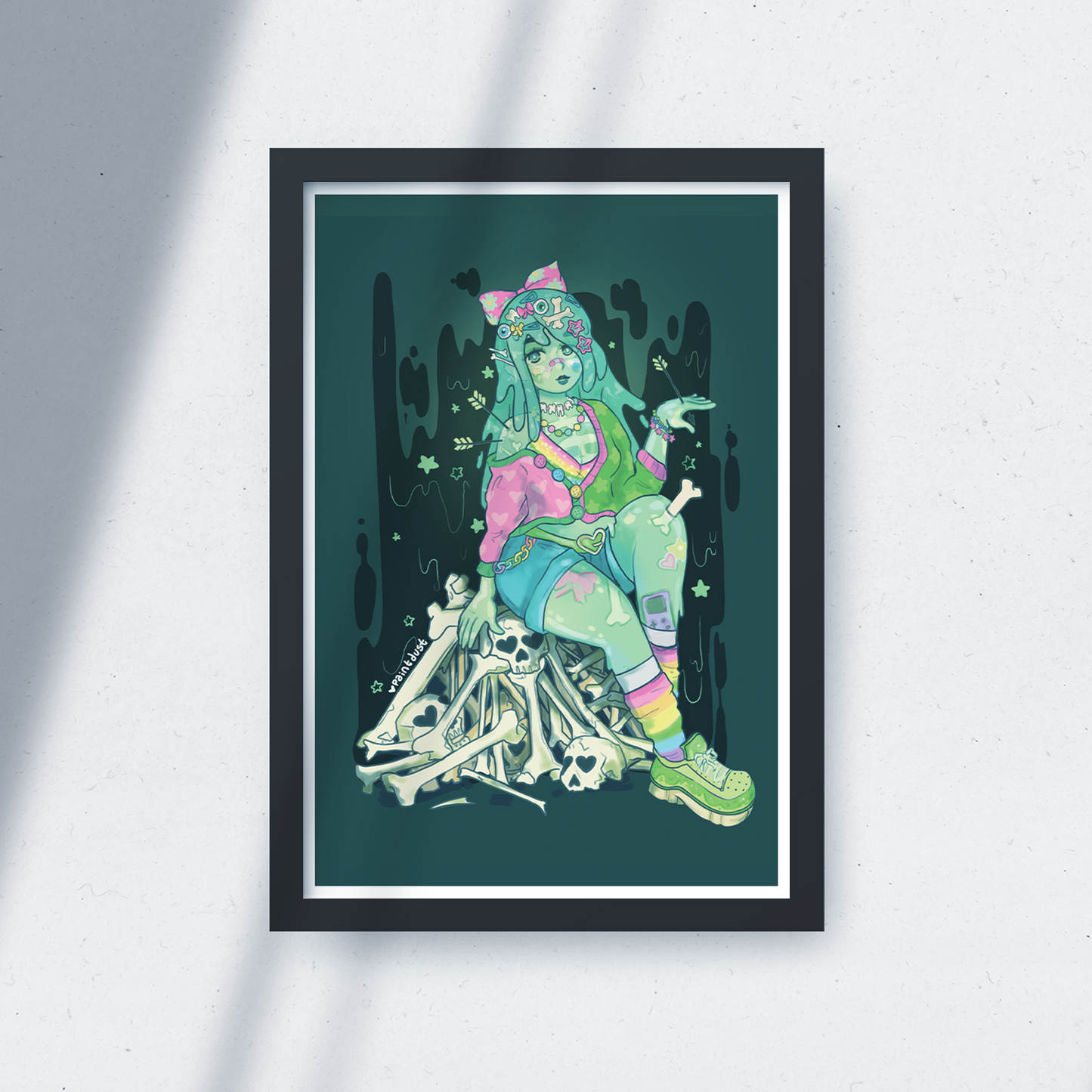 Gelatinous Girl 5x7 Art Print