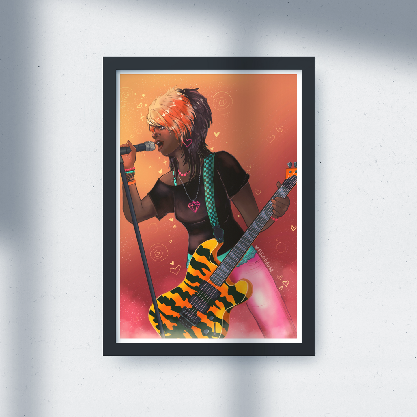 Maddie the Frontwoman 5x7 Art Print