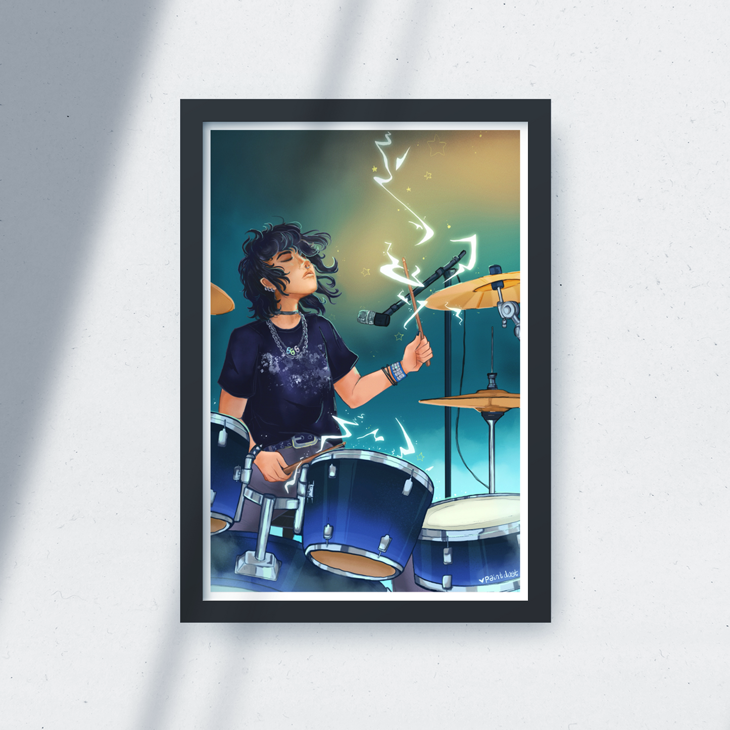 Sonny the Drummer 5x7 Art Print