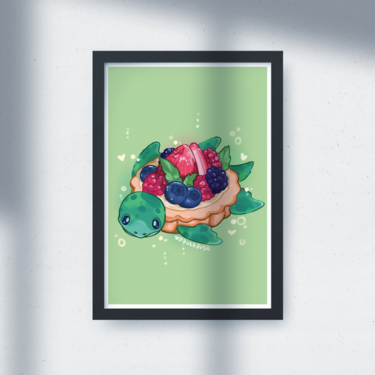 Turtle Tart 5x7 Art Print