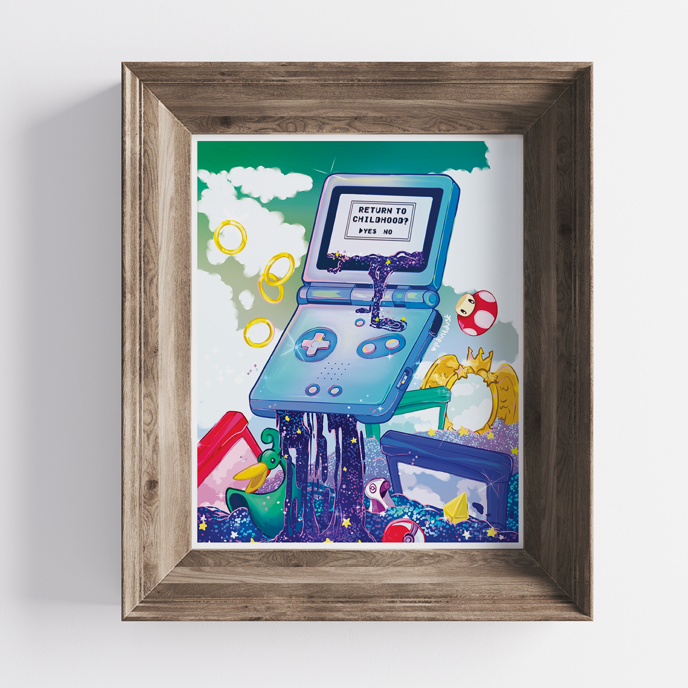 Childhood Games 8x10 Art Print