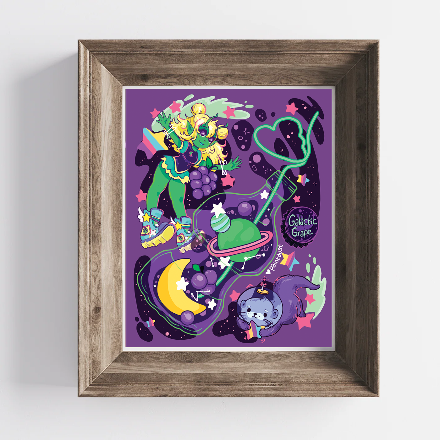Galactic Grape 8x10 Art Print
