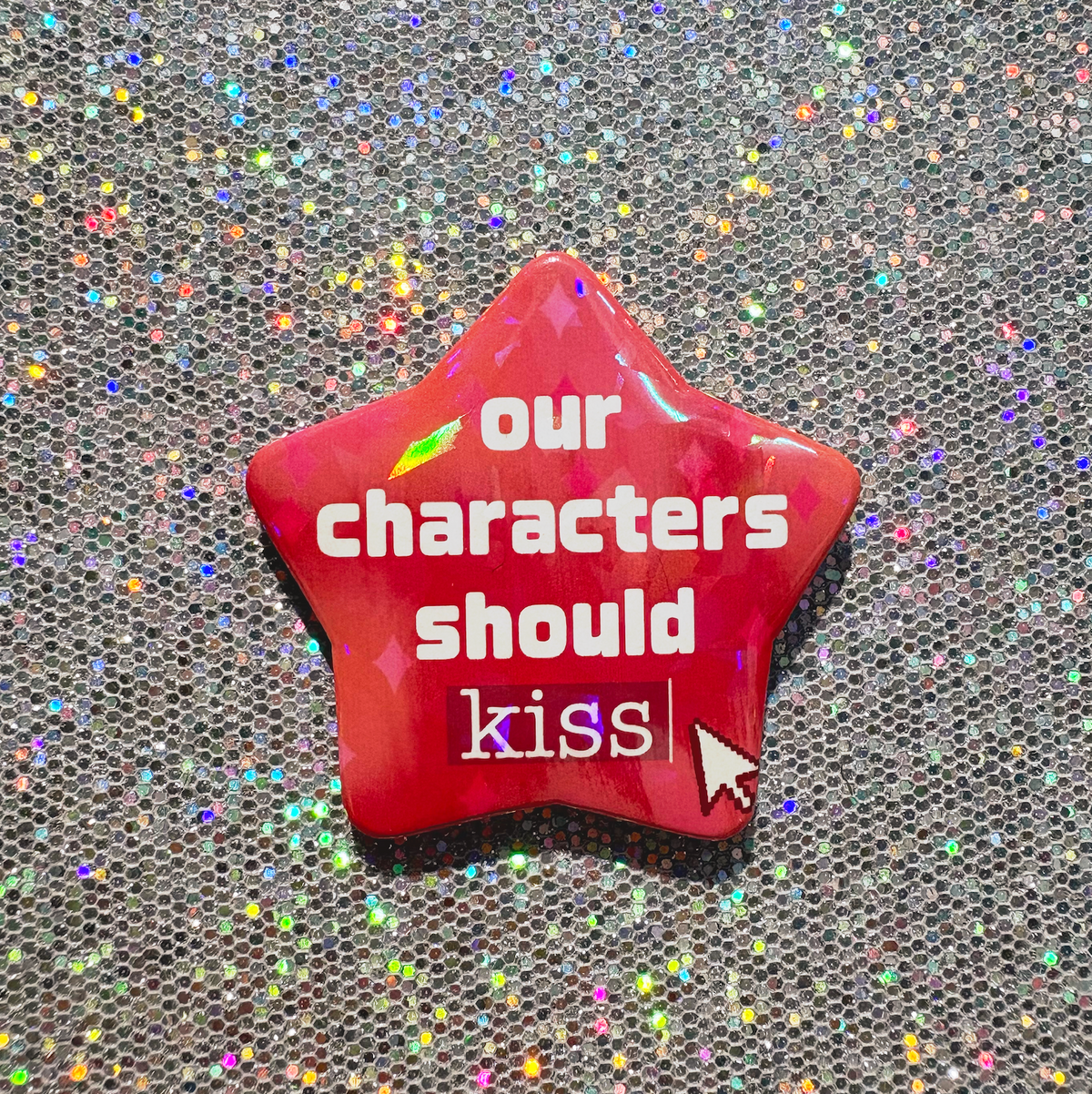 Kissing Characters Star Button