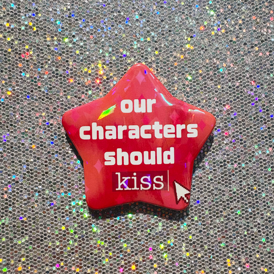 Kissing Characters Star Button