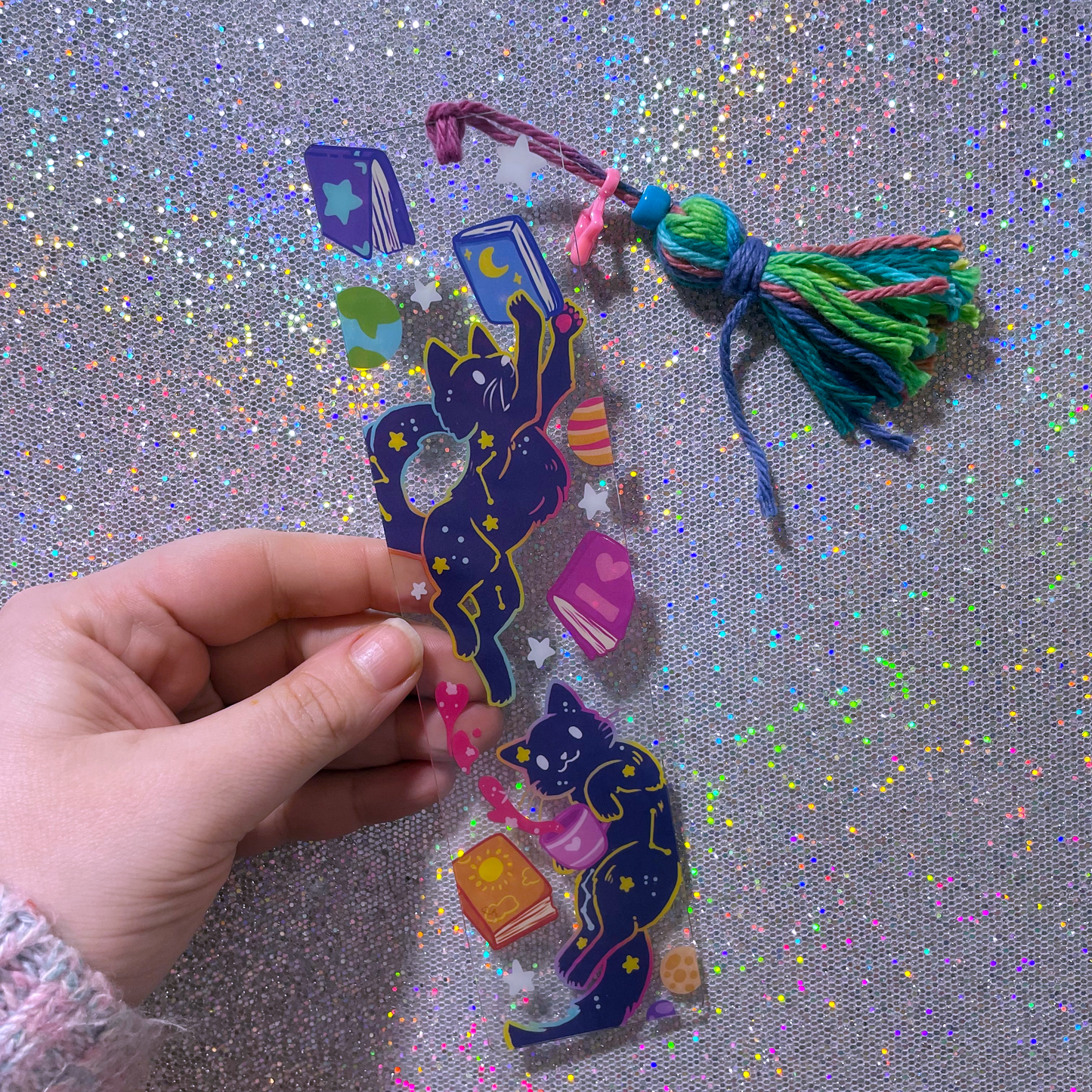 Kitten Galaxy Bookmark