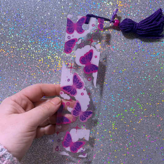 Purple Butterfly Bookmark