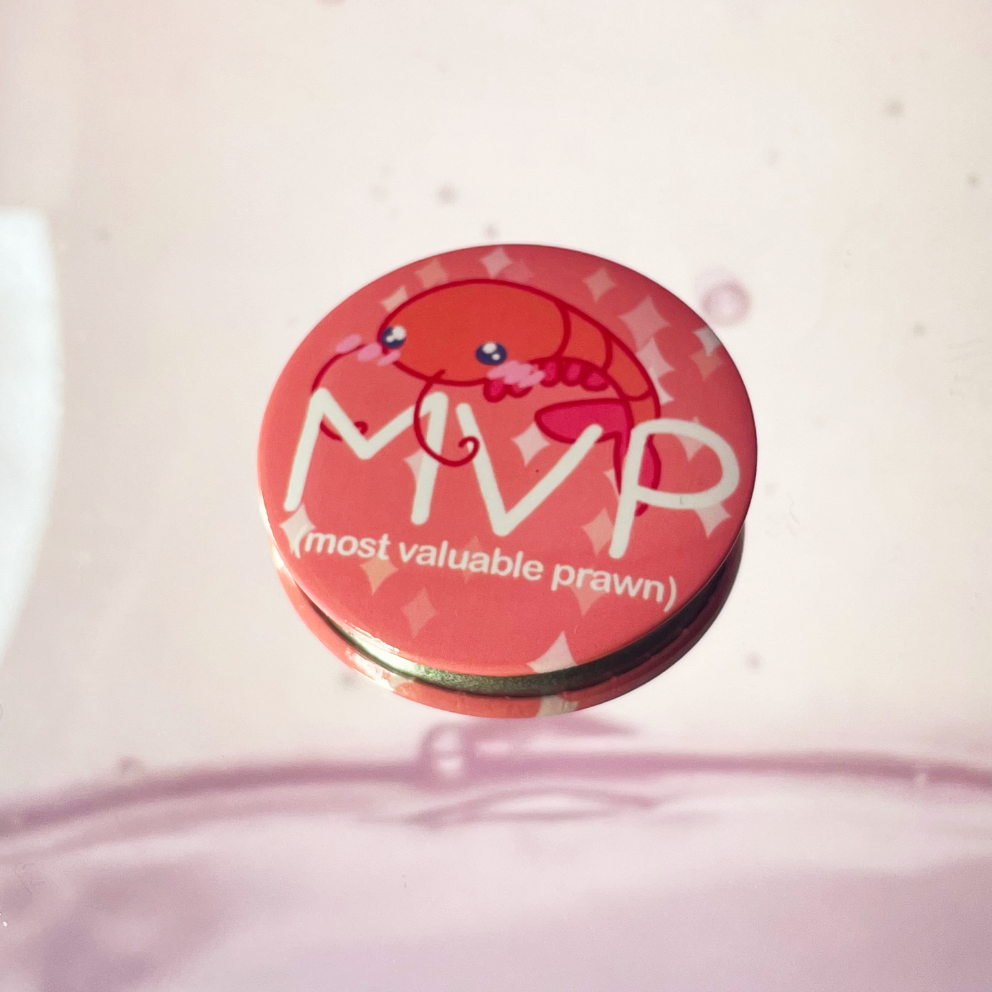 Most Valuable Prawn Button