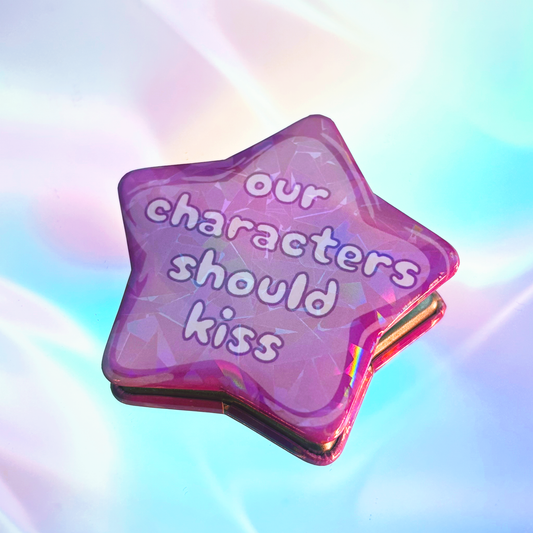 Kissing Characters Star Button