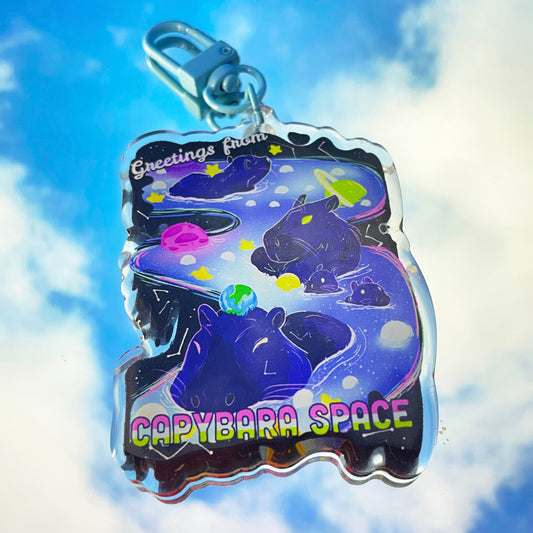 Capybara Space Charm