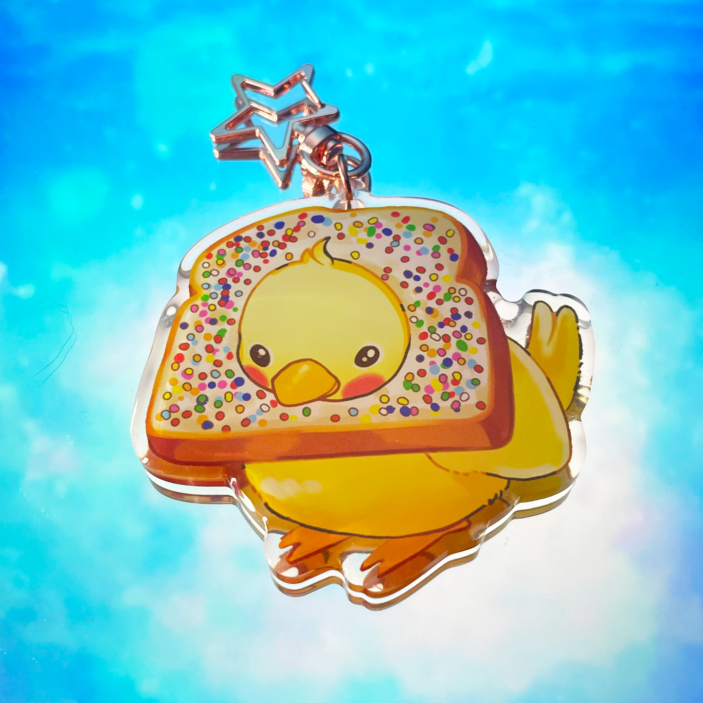 Fairy Bread Bird Charm