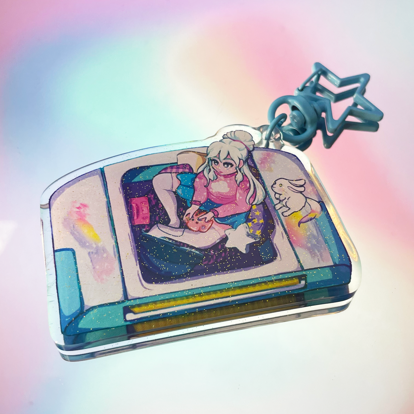 Cozy Gamer Cartridge Charm