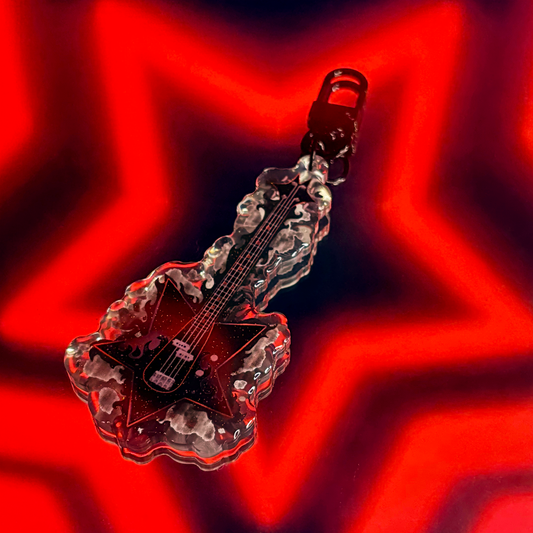 Emo Bass Guitar Charm