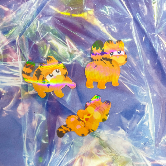 Lasagna Cat Mini Stickers